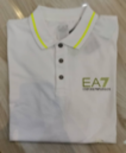 Picture of EA7 WHITE POLO TEE