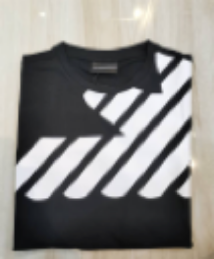 Picture of EA WHITE LOGO BLACK TEE